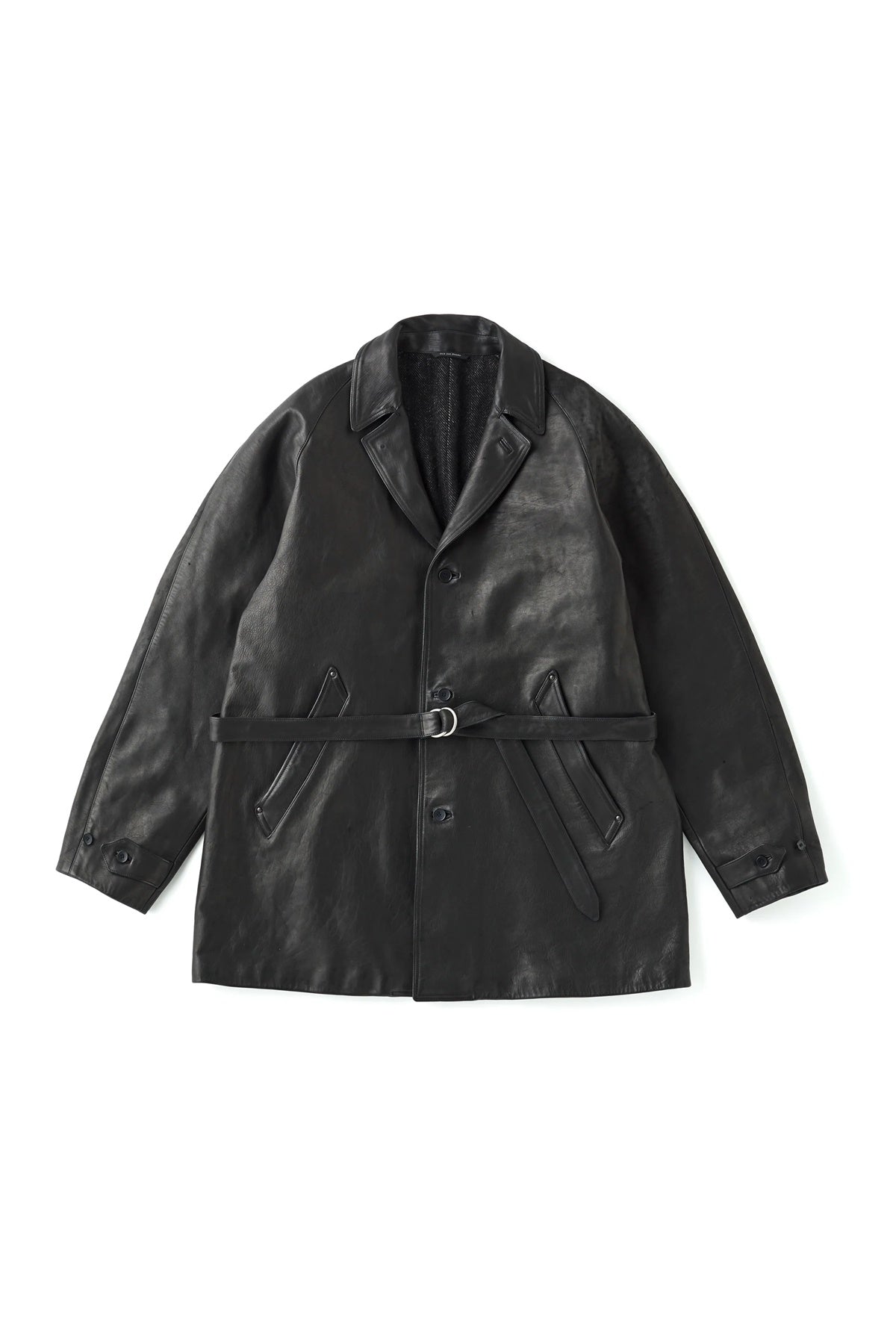 ○OLD JOE - PATINA HORSE HIDE VEHICLE COAT - PATINA BLACK – PHAETON