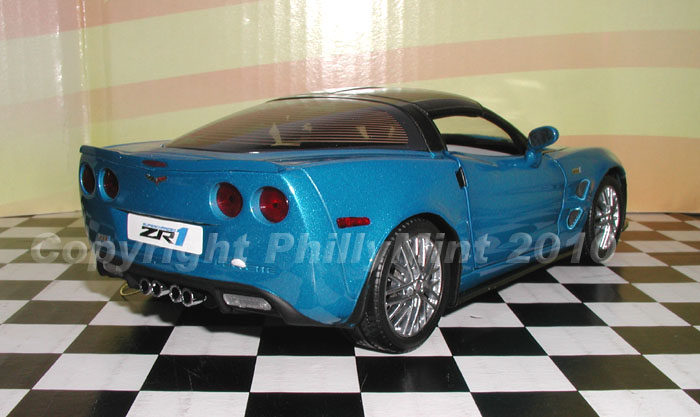 PhillyMint-Franklin Mint 2009 Corvette ZR1 Blue 1:24th Scale