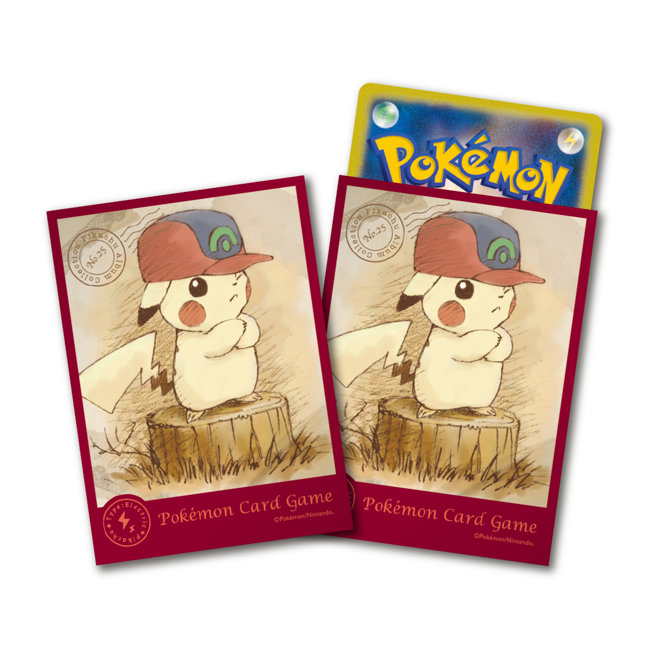 ぼうしをかぶったピカチュウのデッキシールドが6種類登場！ | ポケモン