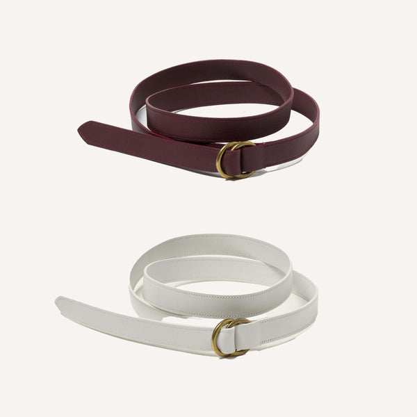 AURALEE DOUBLE RING BELT – PLAIN GOODS