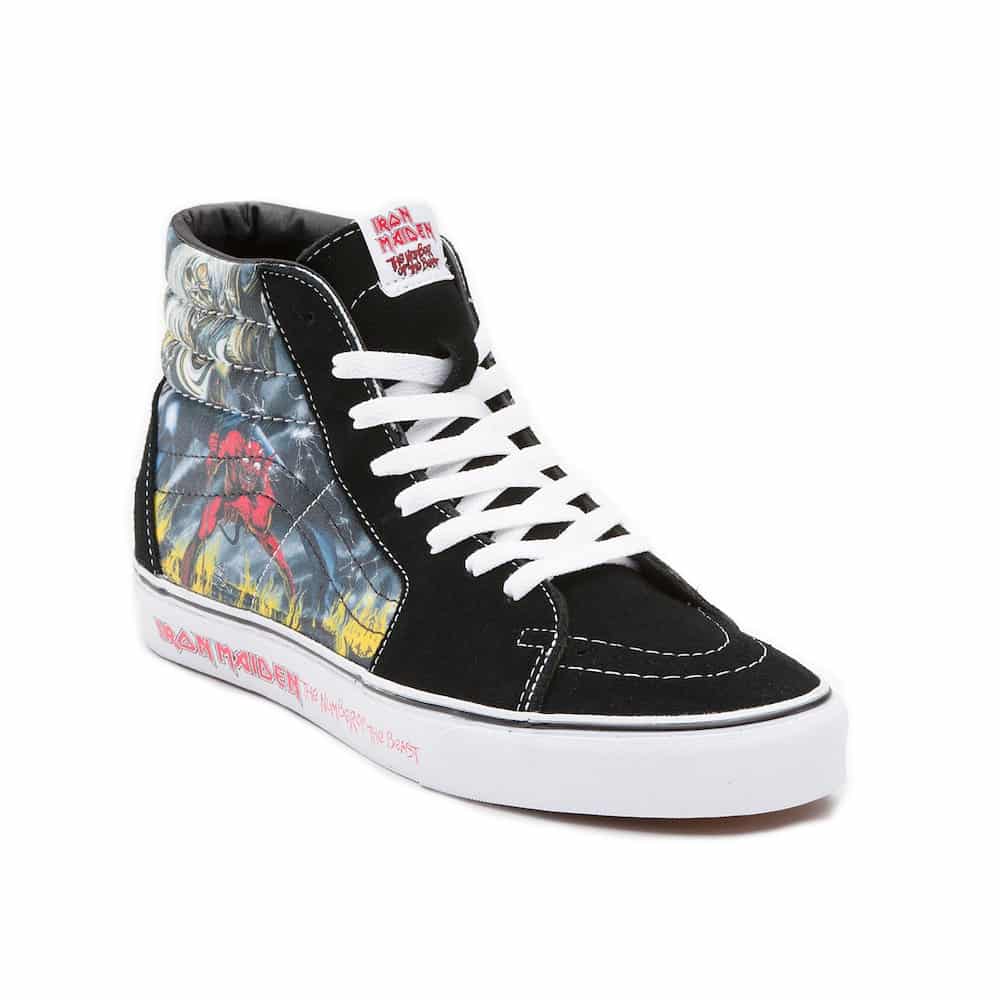Vans Iron Maiden The Number of The Beast Sk8 Hi – Red Zone