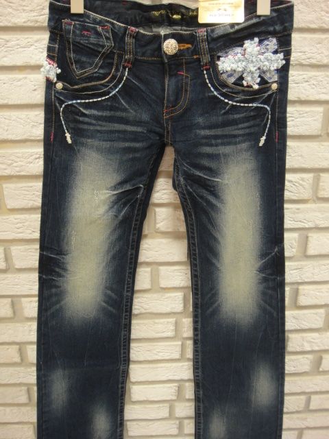 REDPEPPER（レッドペッパー）ブーツカットデニム26インチ（レースデコ