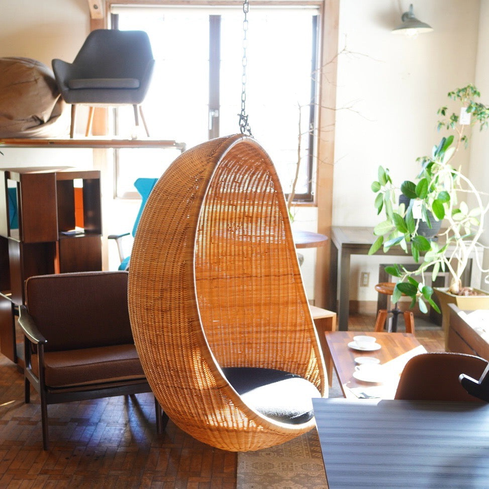 ヤマカワラタン ハンギングエッグチェア レストチェア ナナ