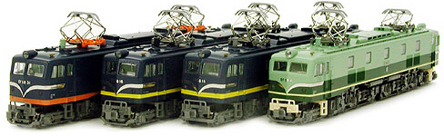 鉄道模型専門店 【40周年記念 EF58 試験塗装機 4輌セット】KATO