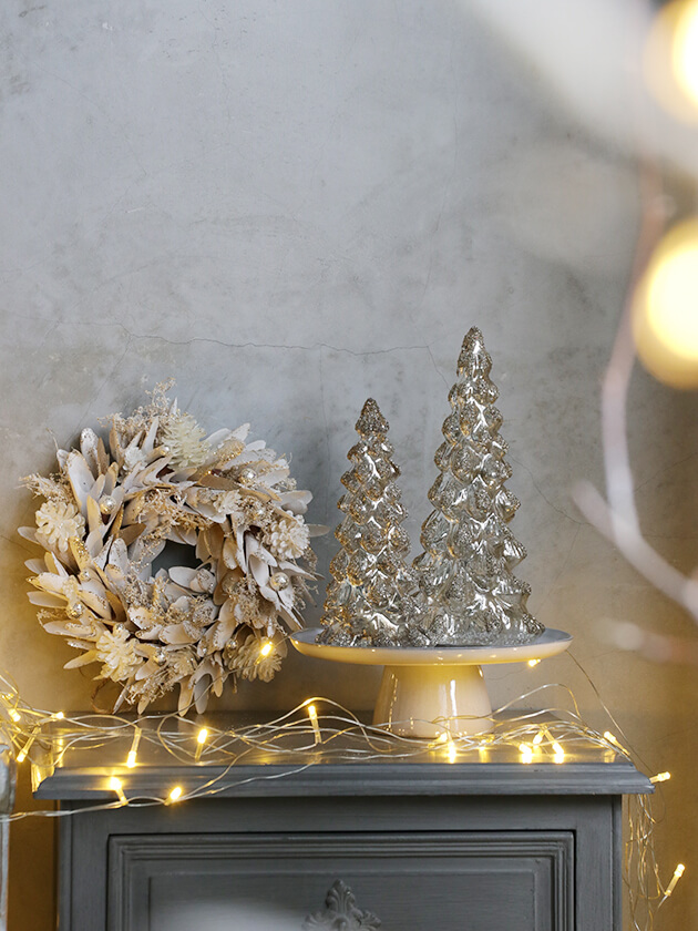 ShishiクリスマスツリーGlassシルバー