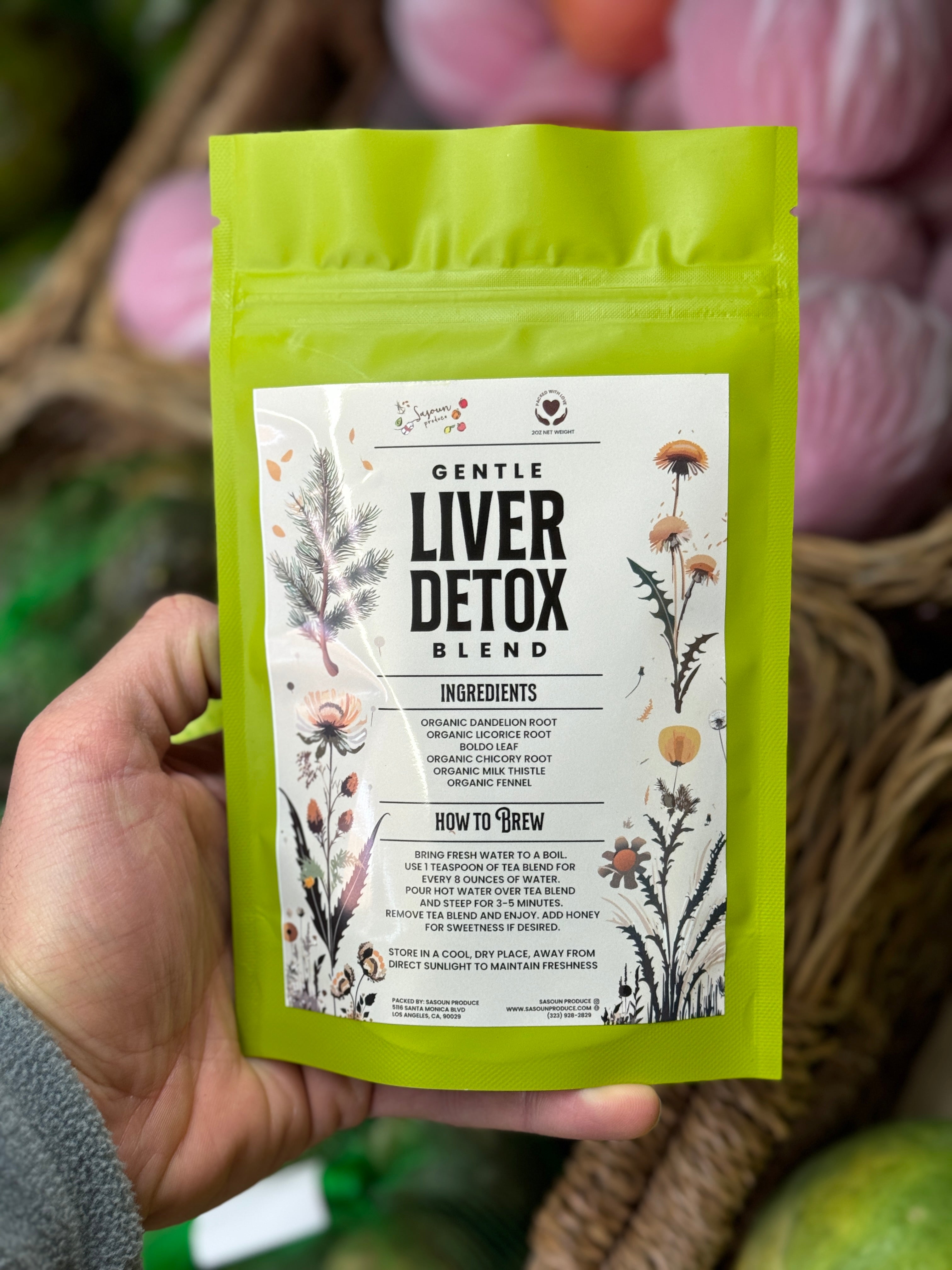 Gentle Liver Detox Tea Blend 🍵🫖 – Sasoun Produce