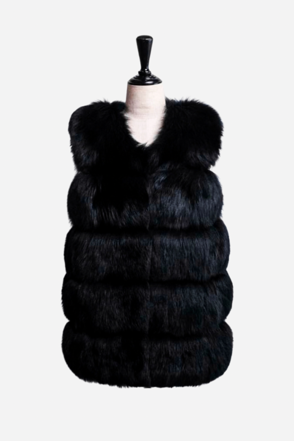 FOX fur step gilet – shéller / シェリエ