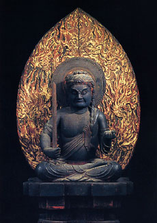 三井寺＞名宝の紹介＞仏像＞不動明王坐像