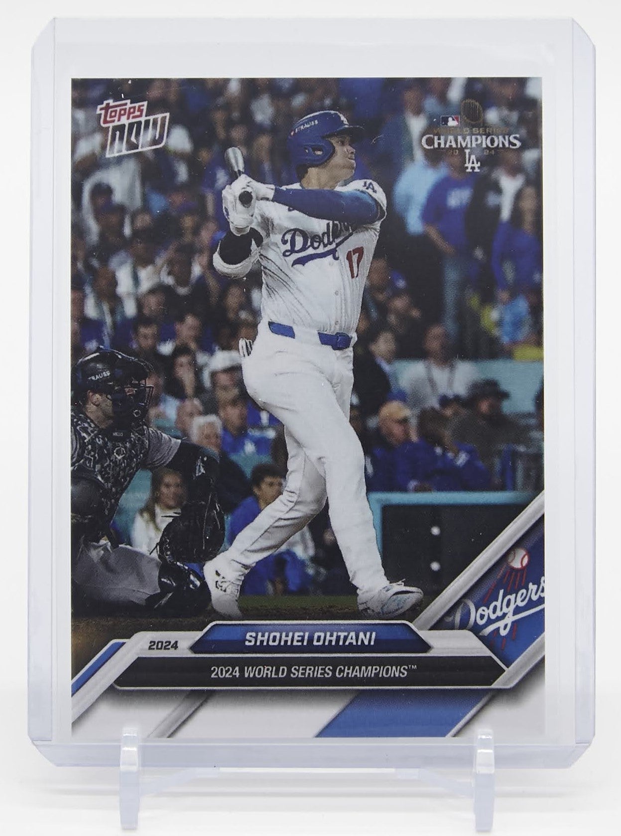 大谷翔平 ホワイトパラレル 2024 Topps Now World Series Champions