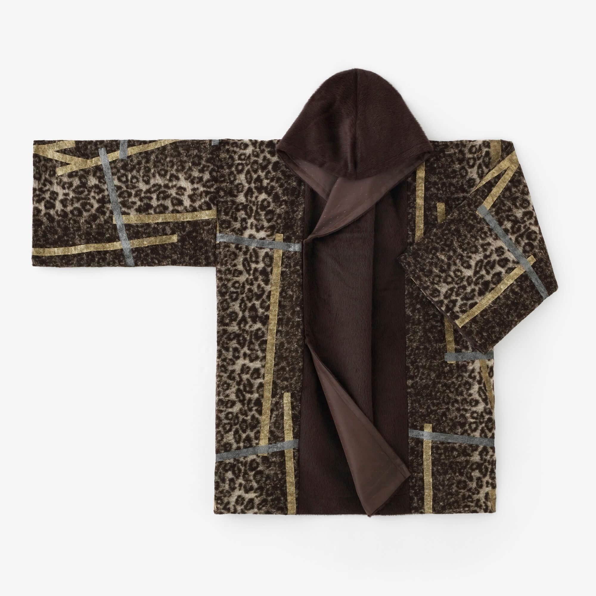 舶来梳毛（はくらいそもう） 阿弥（あみ） 頭巾外套（ずきんがいとう