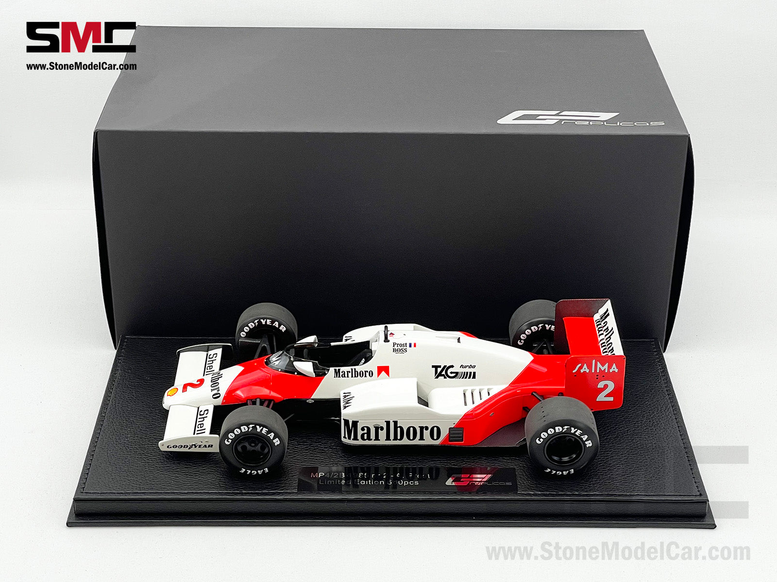 Mclaren MP4/2B F1 #2 Alain Prost 1985 World Champion 1:18 GP