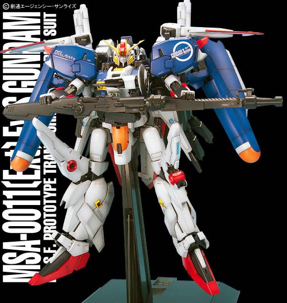 Bandai 1/100 MG MSA-0011 Ex-S Gundam English Color Guide & Paint