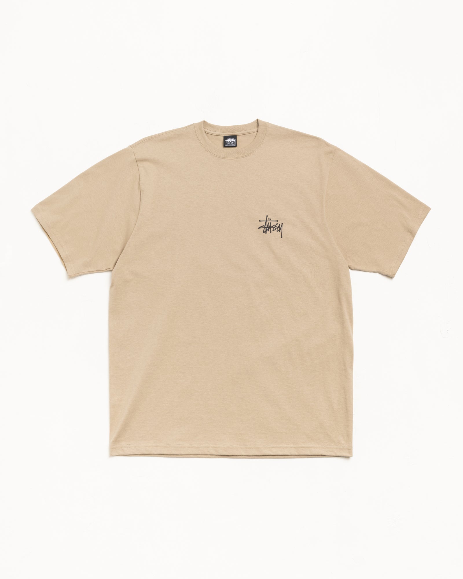 Basic Stüssy Tee – Khaki | Tees | Stüssy