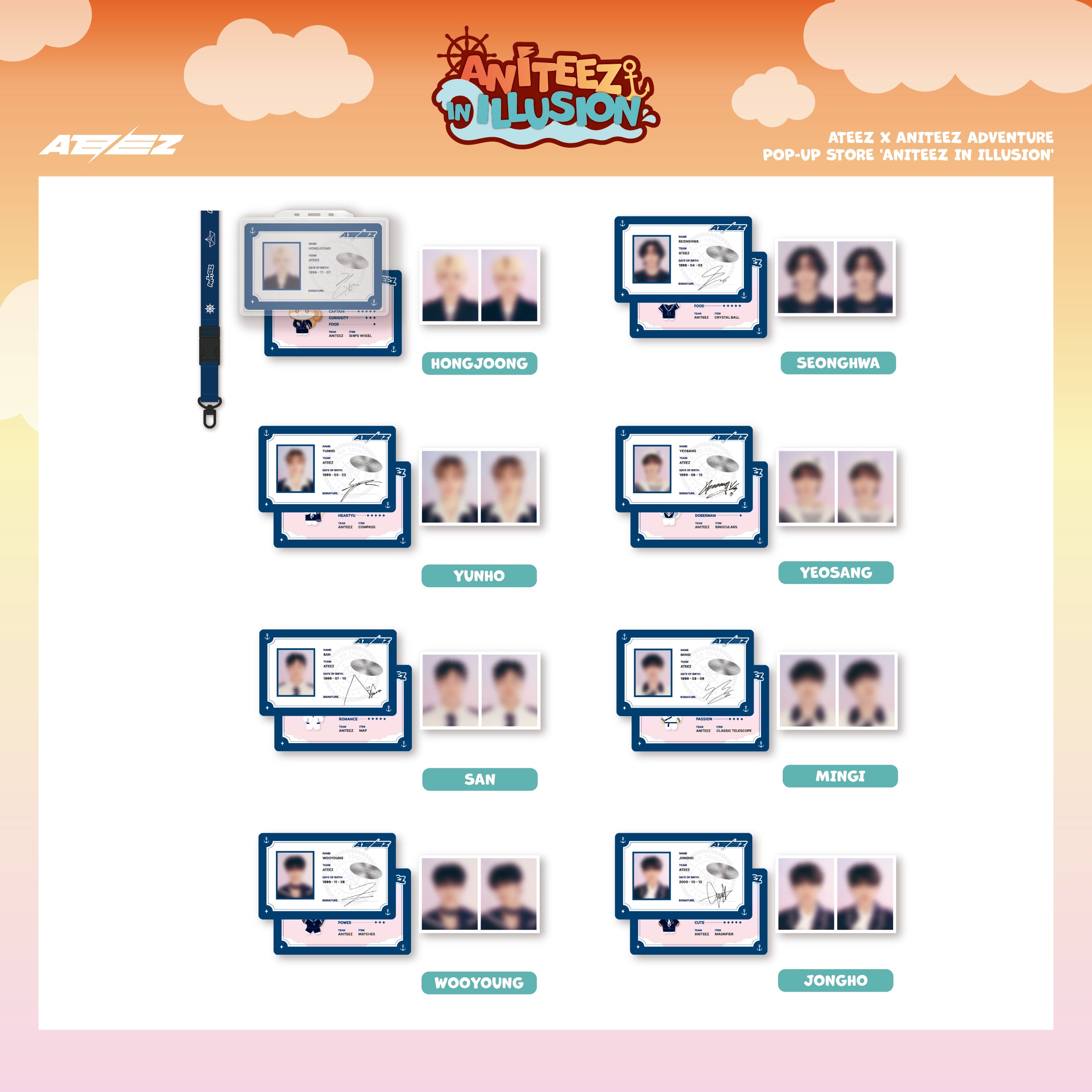 ATEEZ スクラッチクーポン コンプセット ATEEZ スクラッチクーポン