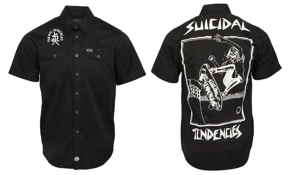 Dixxon Suicidal Tendencies Lance Skater Work Force Work Shirt