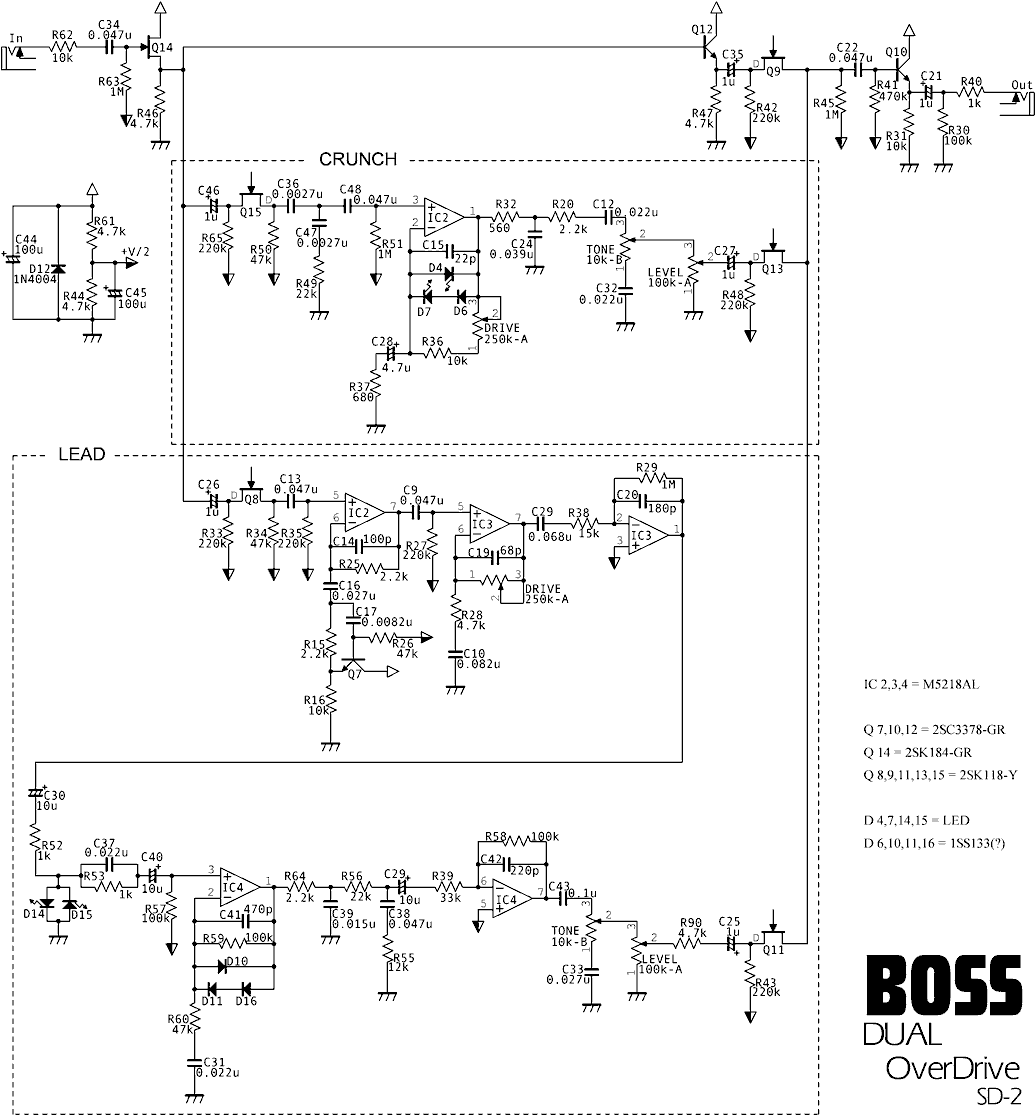 Boss SD-2 Mods