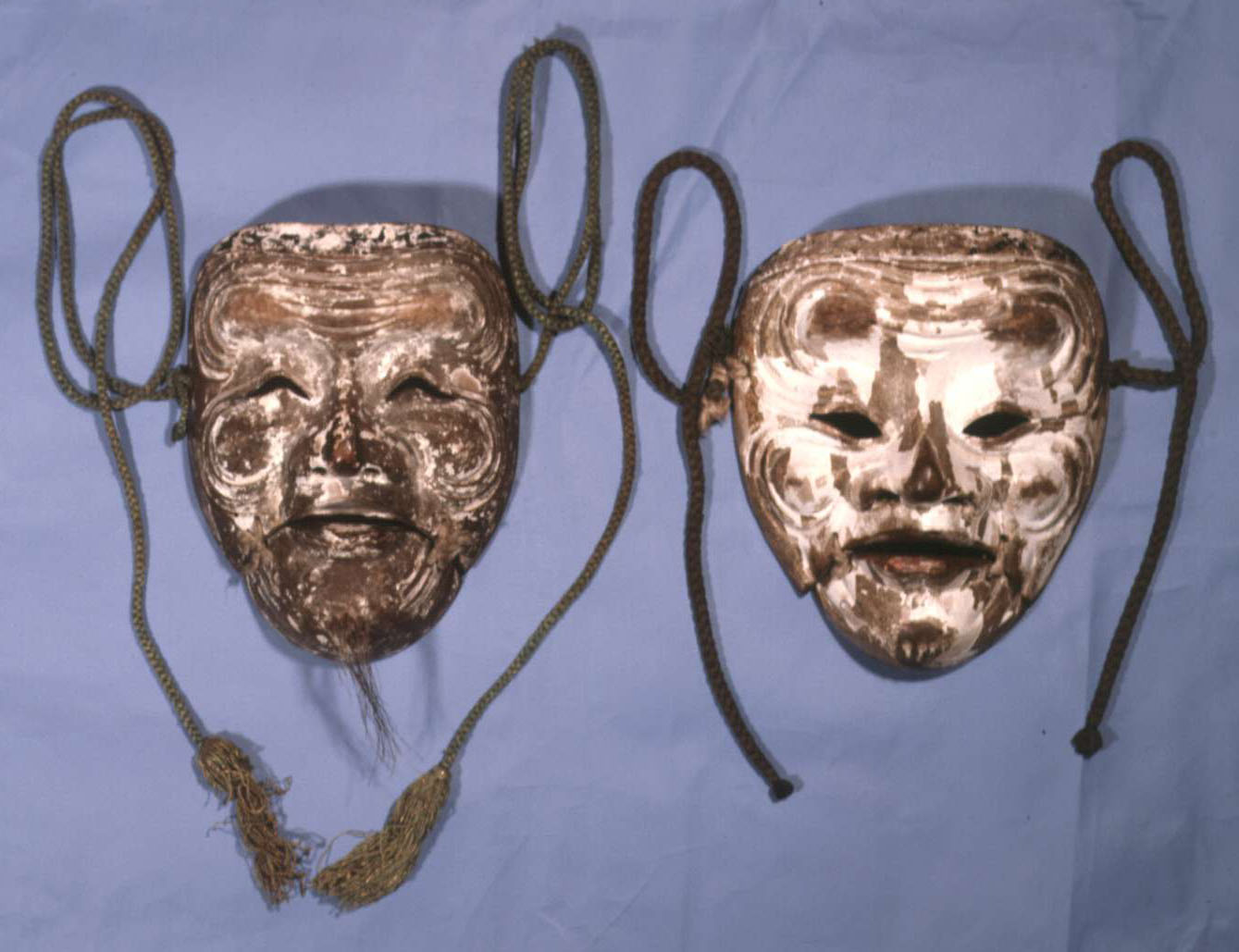 加茂神社：能面（翁・父尉） 2面