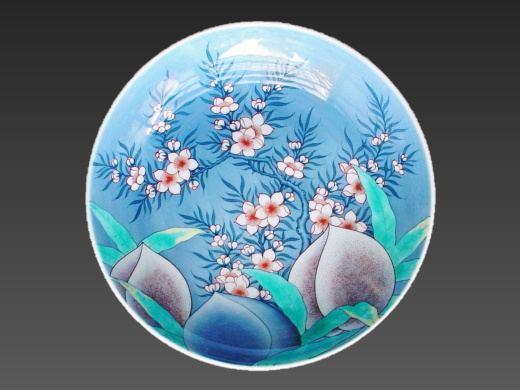 鍋島藩窯 市川光山 －作品紹介－ 高台鉢 七寸①