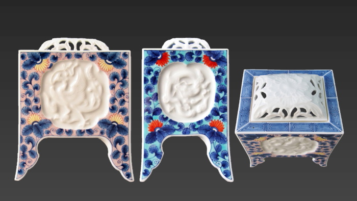 鍋島藩窯 市川光山 －作品紹介－ お茶道具類 香炉