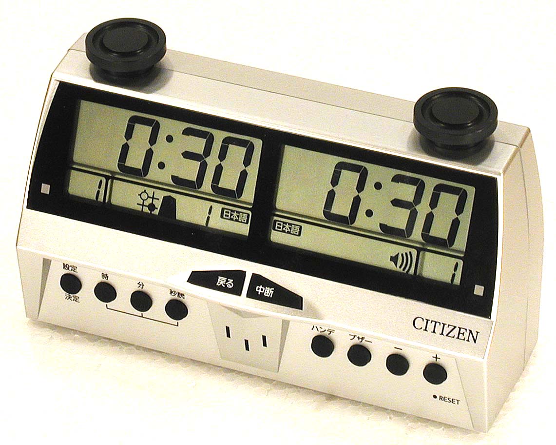 対局時計／ザ・名人戦 DIT-50／㈱青山碁盤店