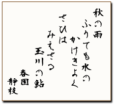 玉川の鮎（広重）