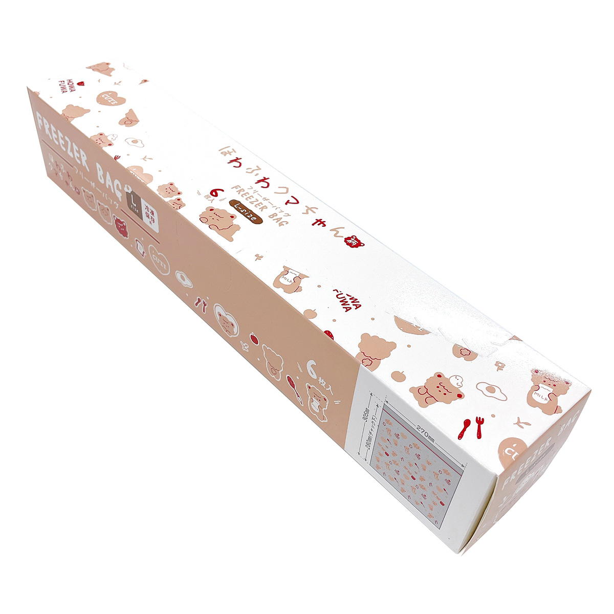 まとめ買い】フリーザーバッグ L 6枚入 クマちゃん0808/365958 | ワッツ