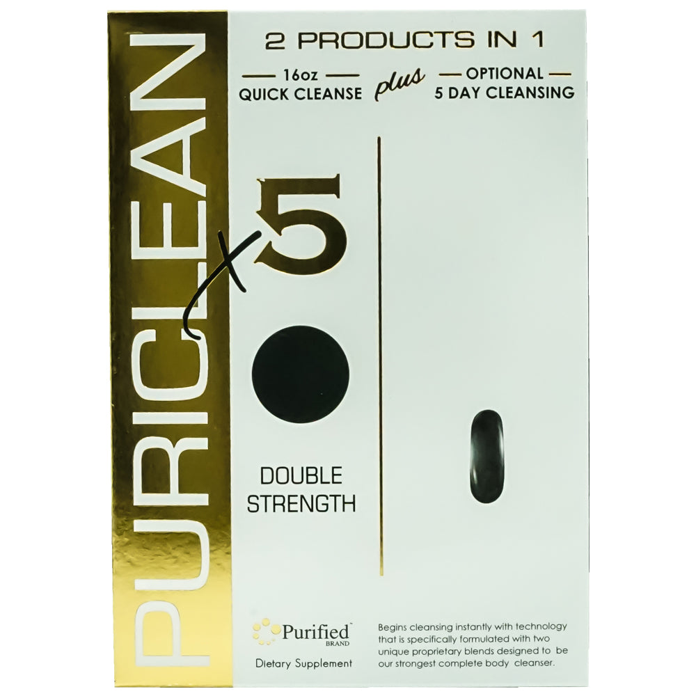 PuriClean X5 – Extra-Strength One Hour Cleanse Drink – Wellgenix