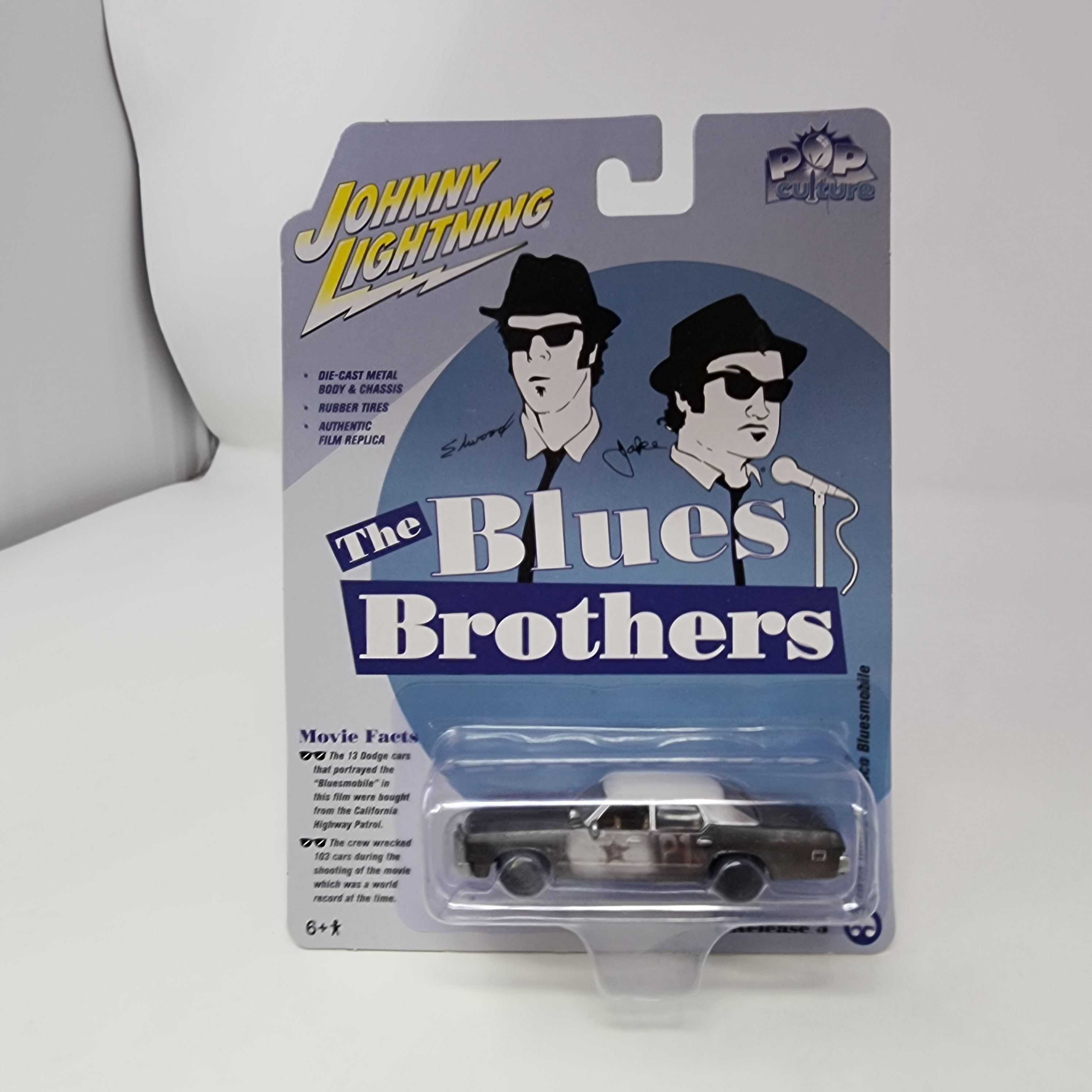 1974 Dodge Monaco BLUESMOBILE Blue Brothers * Johnny Lightning