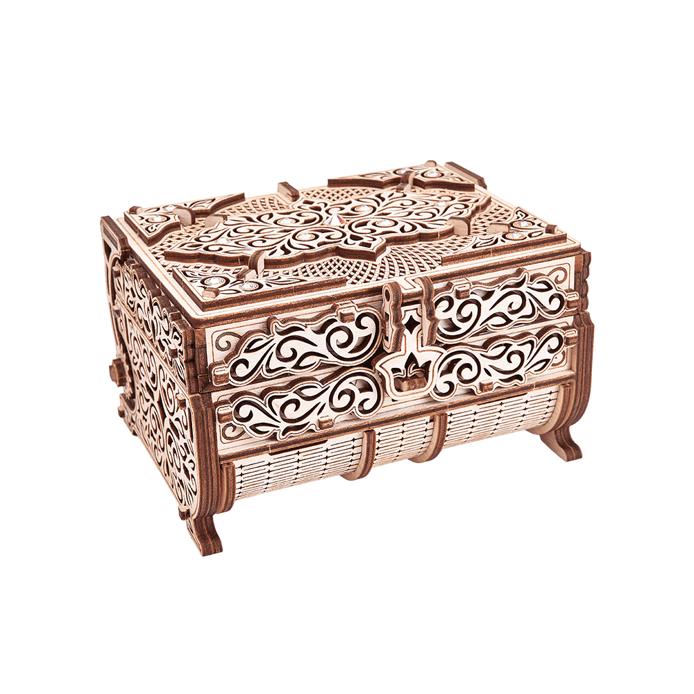 Treasure Box Wood model kit ✔️ WoodTrick – Wood Trick