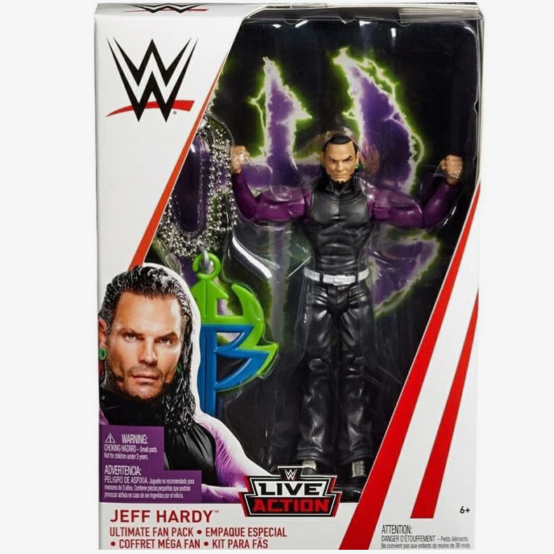 Jeff Hardy - WWE Ultimate Fan Pack (With DVD & Accessories