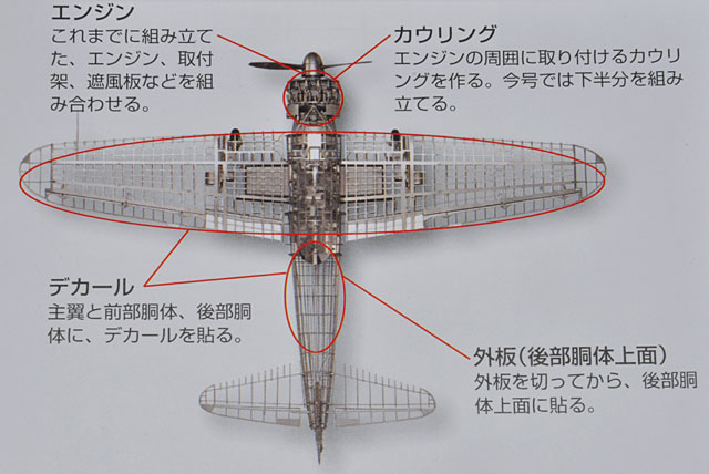 週刊零戦をつくる」第99号 エンジンは最終号まで完成しません！させ