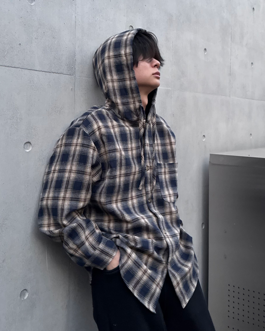 フードチェックシャツ TO0159 – YOLO（ヨロ）｜ファッション通販