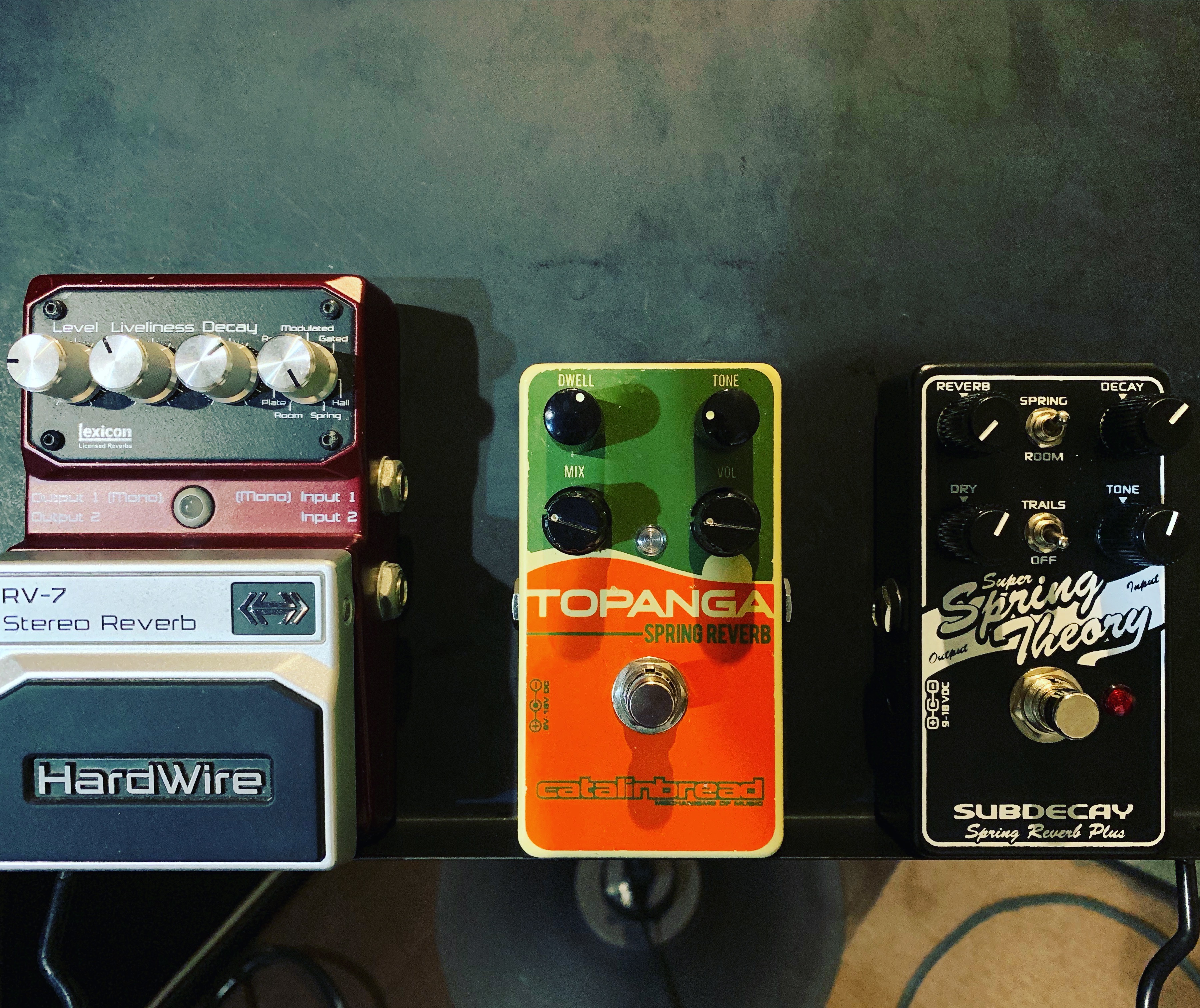 Reverb Pedal 弾き比べ！！ | Guitarist 今堀良昭・blog