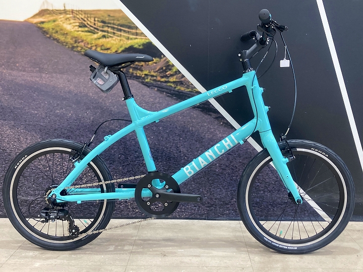 専用カゴもあります】ビアンキの人気ミニベロLECCO 1台だけ再入荷しま