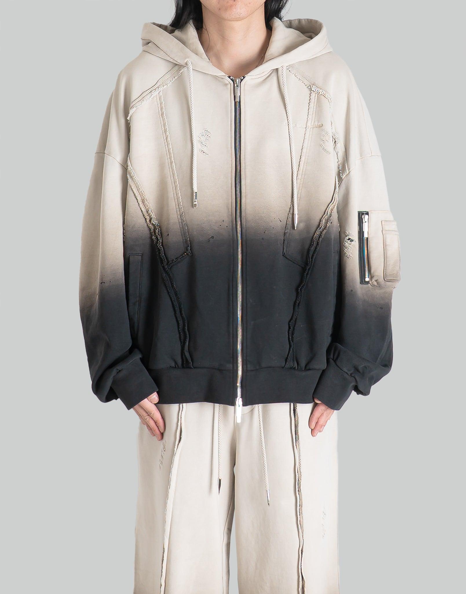 FENG CHEN WANG DECONSTRUCTION ZIP HOODIE – 082plus