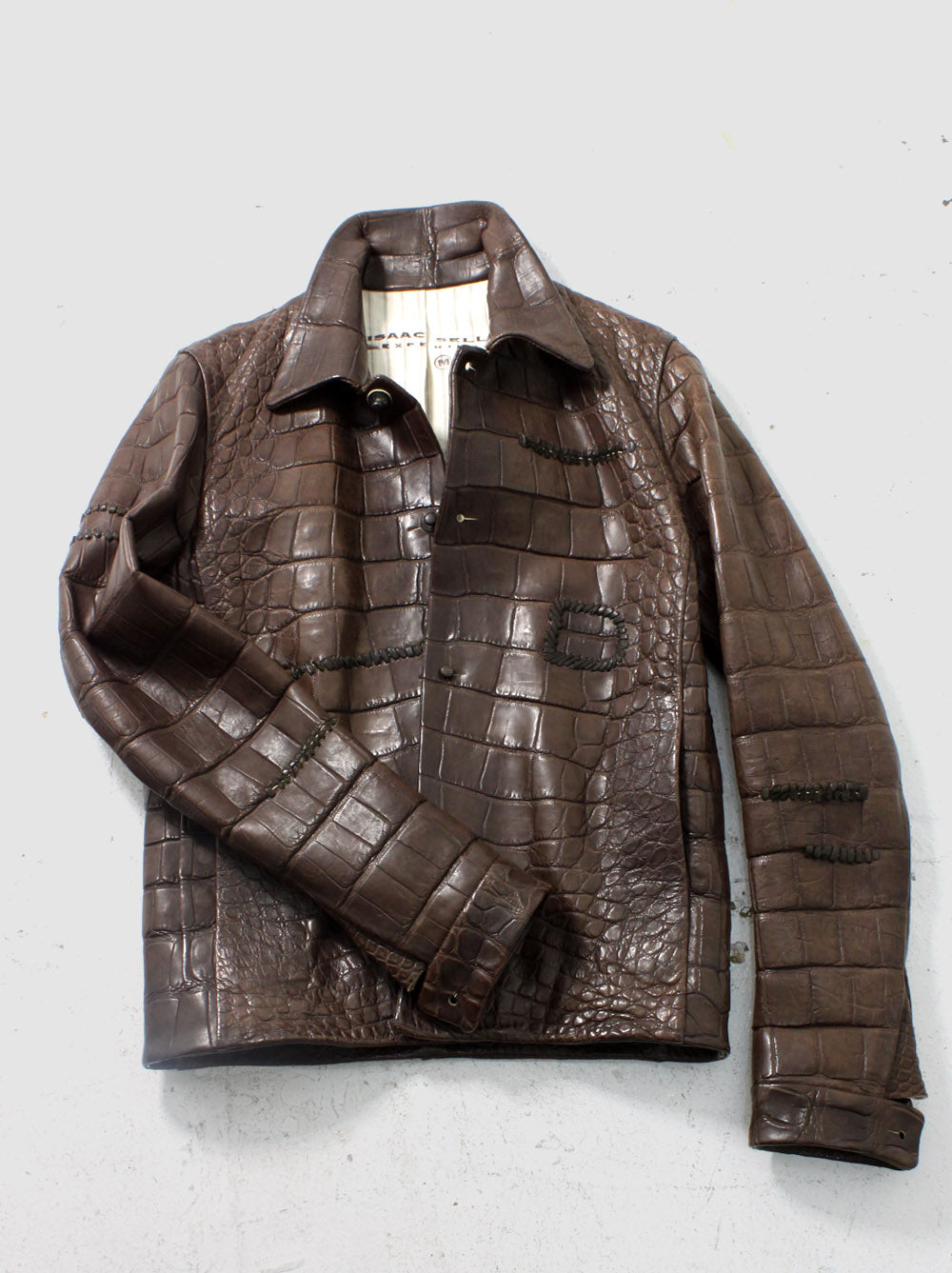 ISAAC SELLAM EXPERIENCEcrocodile leather blousonSIZE/M