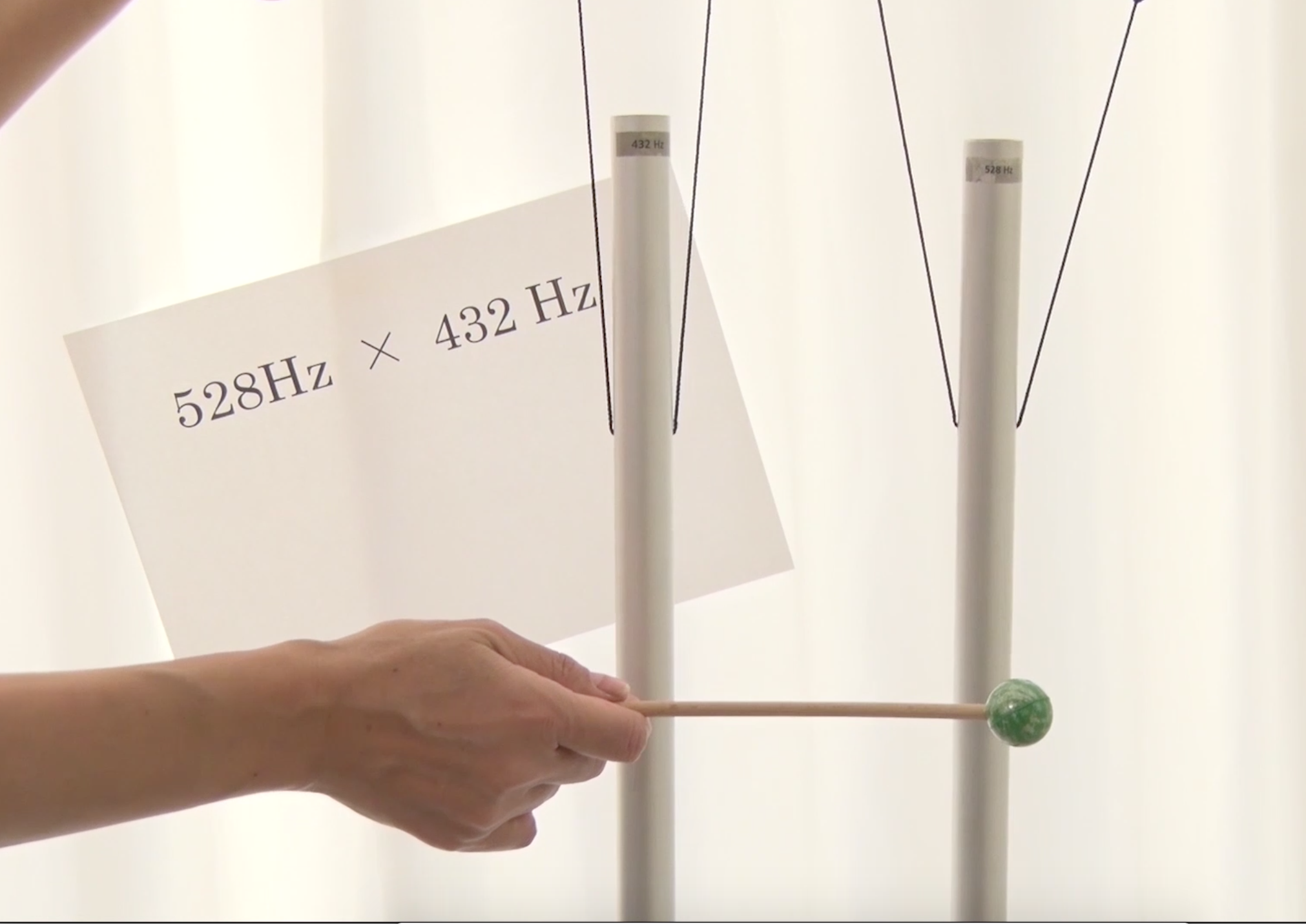 528Hzチャイムバー