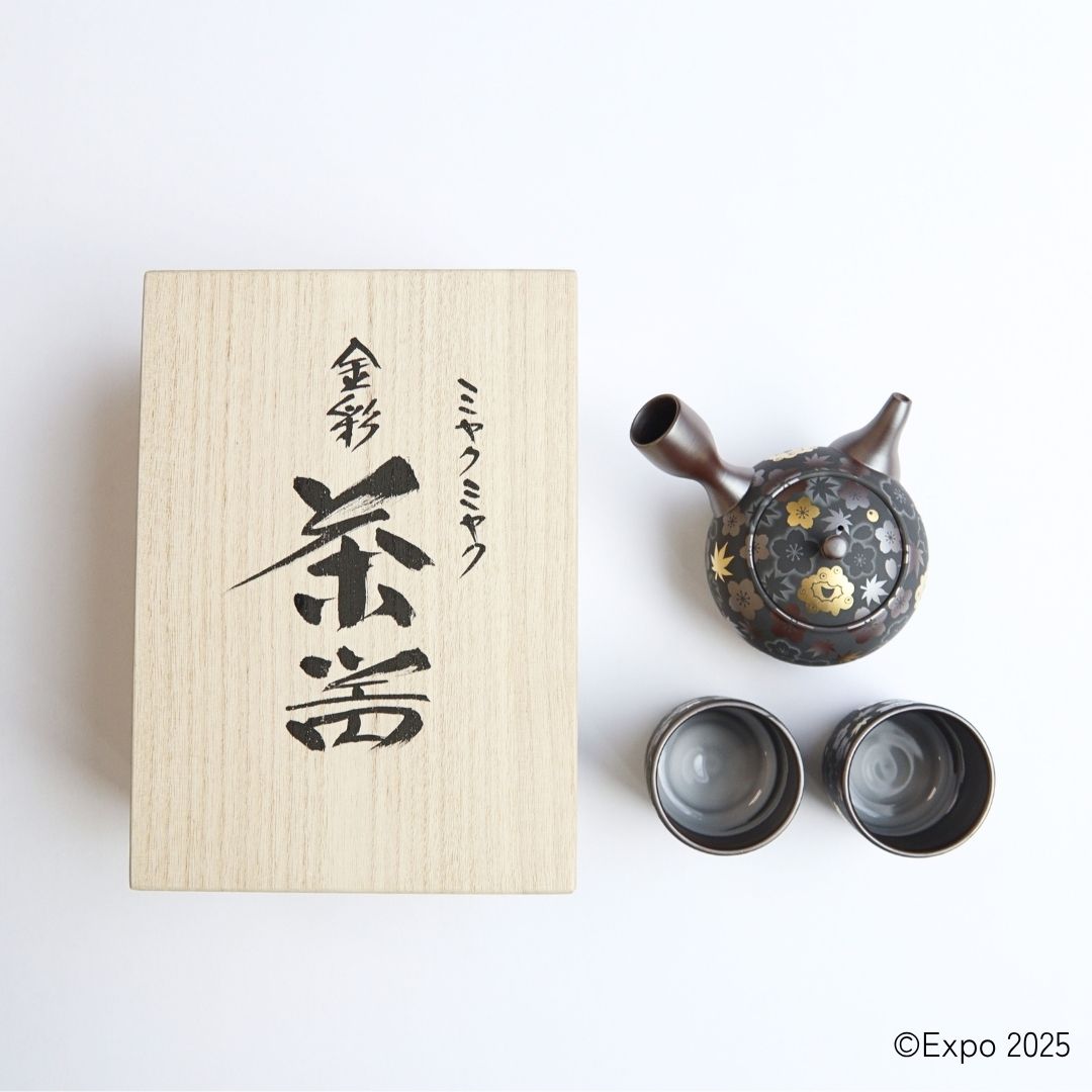 EXPO2025 萬古焼 金彩茶器｜急須・湯呑セット商品 – 47 TREASURE