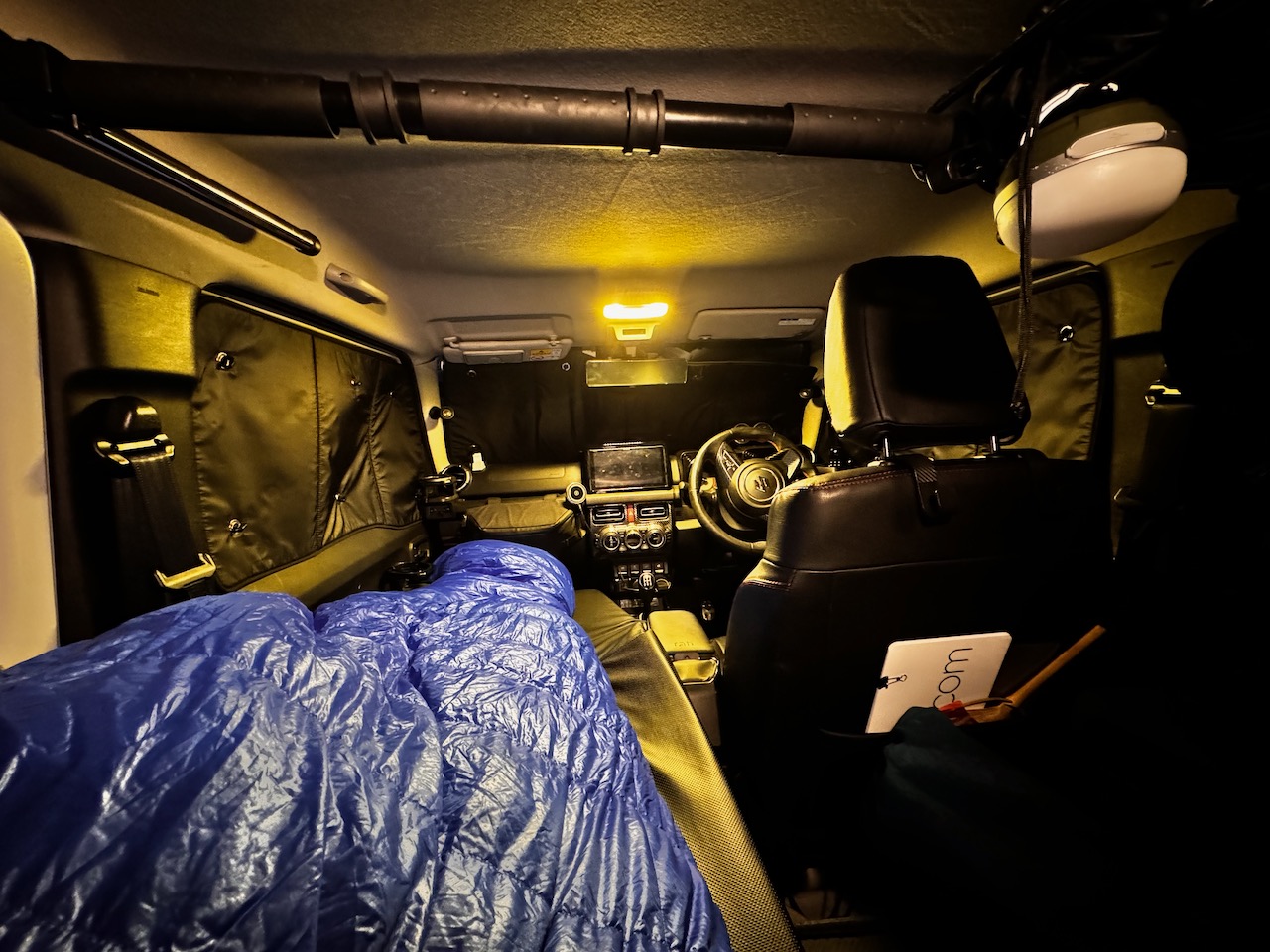 K.Craft JB64/JB74ジムニー専用設計車中泊マットレビュー【快適車中泊