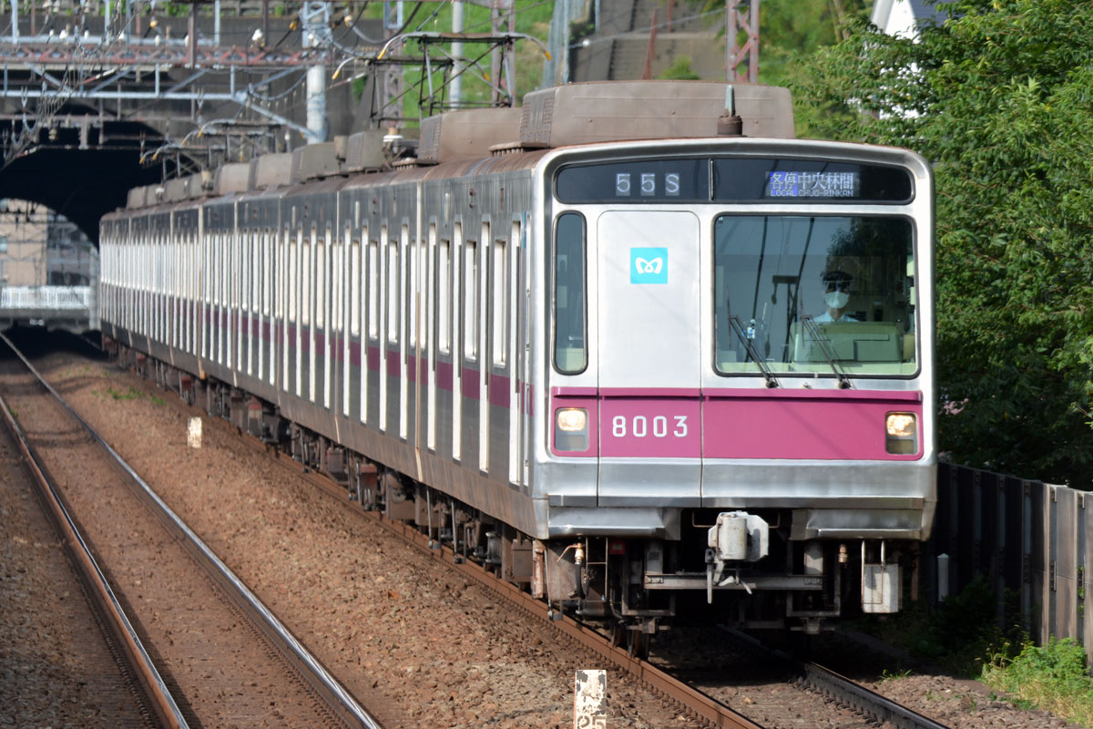 東京メトロ8000系 編成表（最新版） – 4号車の5号車寄り