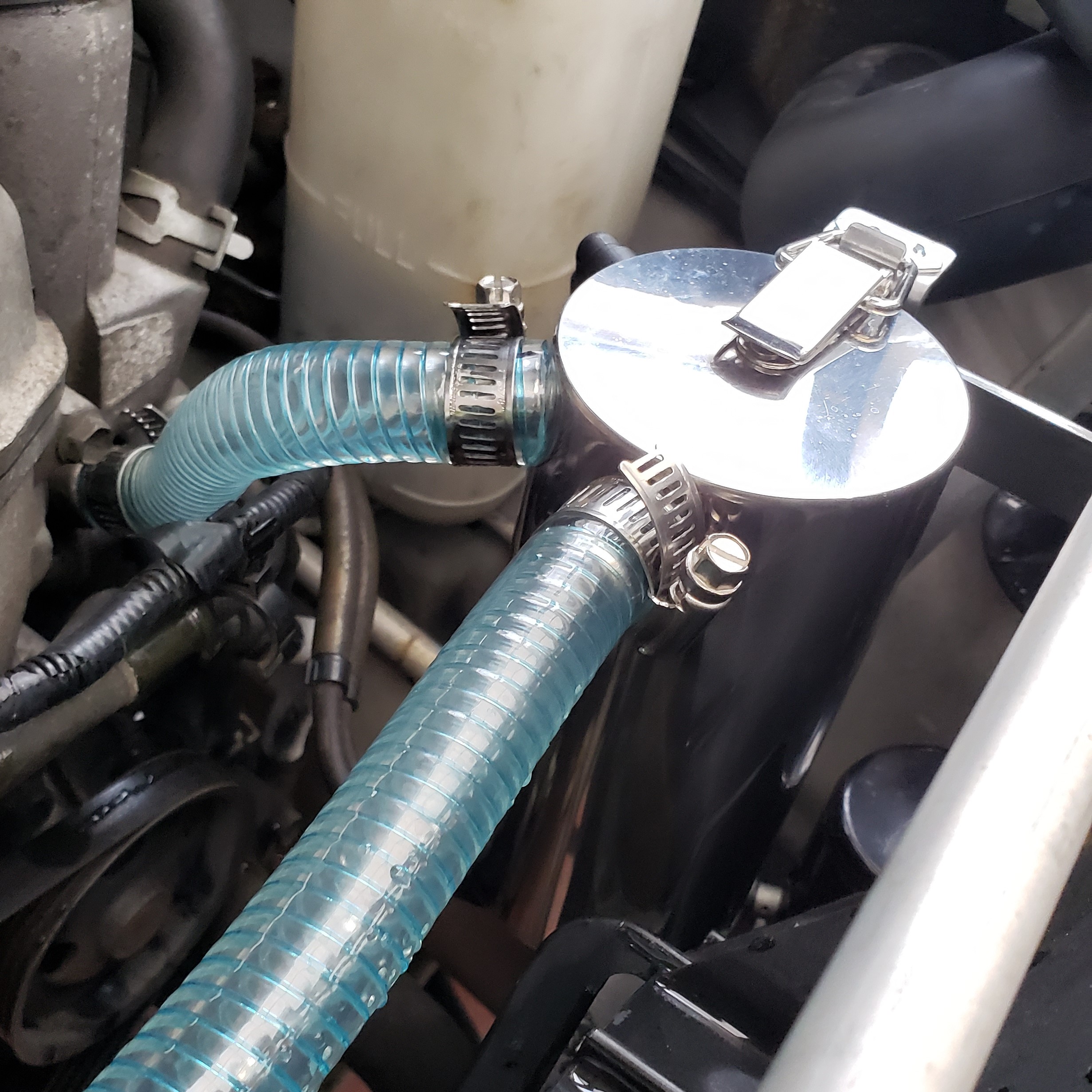 ジムニーJB23にメタルワークスナカミチ製オイルキャッチタンク（取付編