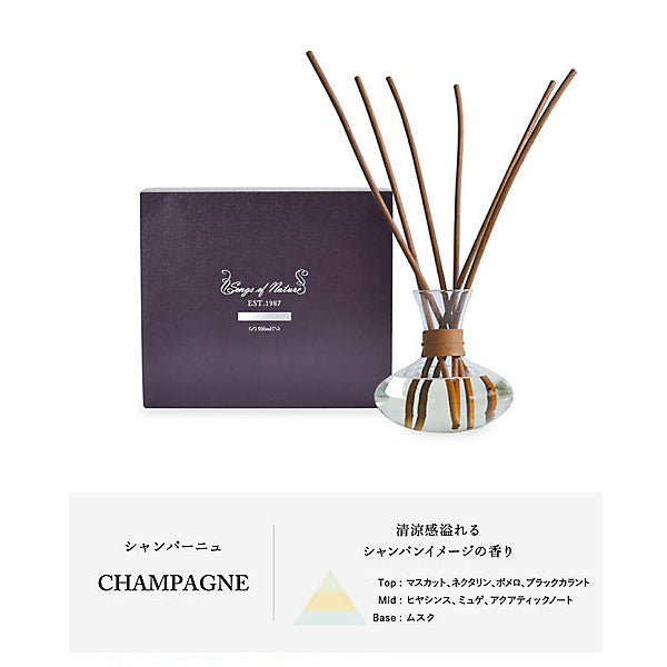 Songs of Nature カラフェ ディフューザー シャンパーニュ