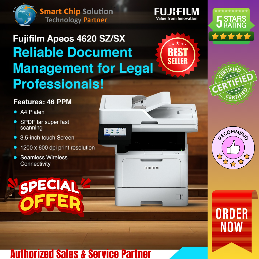 Fujifilm Apeos 4620 SX High Speed Multifunction A4 Printer (Black