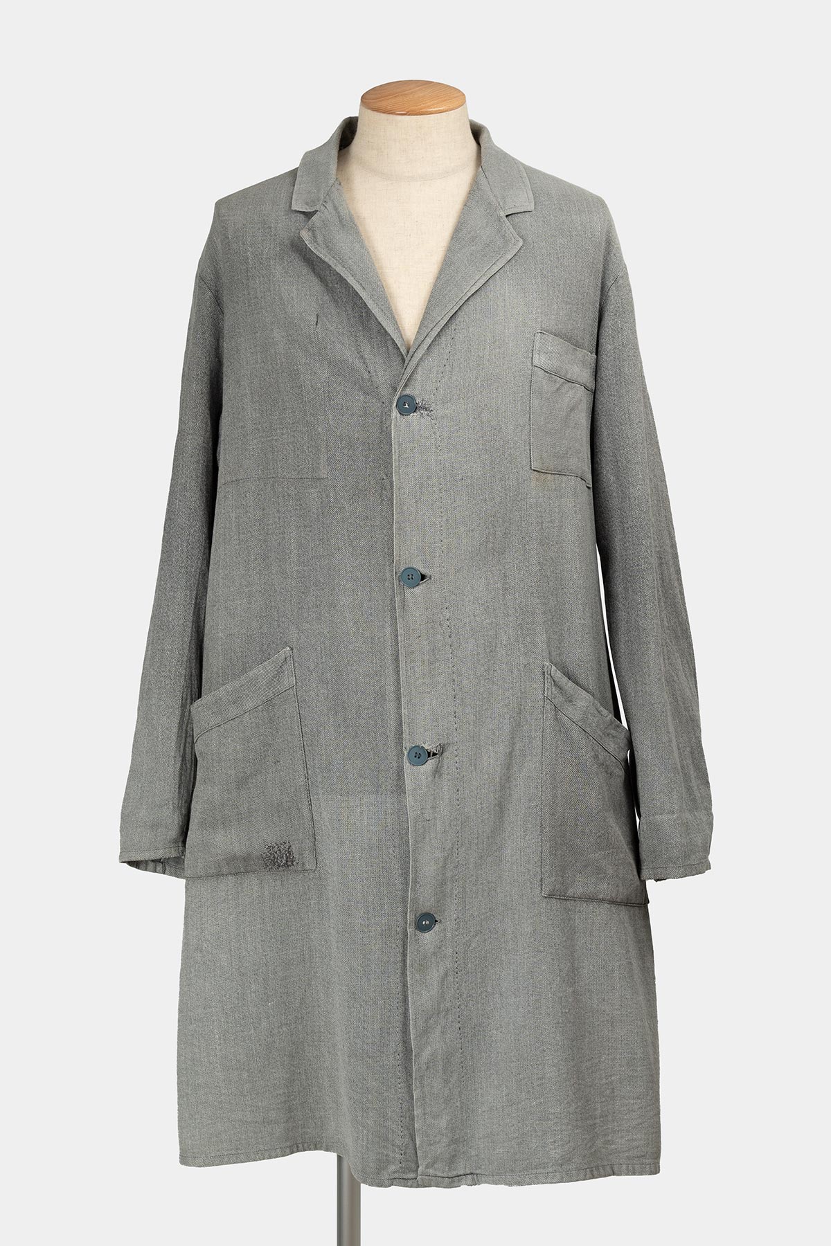 在庫限り】50s Black Chambray Atelier Coat | ヨーロッパ古着の57 Rue
