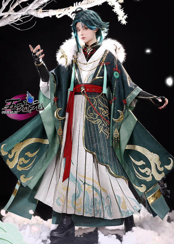 三分妄想 原神 コスプレ ショウ 魈 四時之序 中華古代風 同人衣装