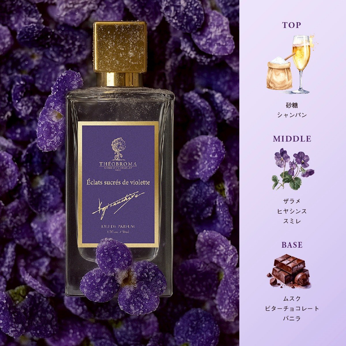 THEOBROMA EAU DE PARFUM｜テオブロマ オードパルファン｜香油香寮