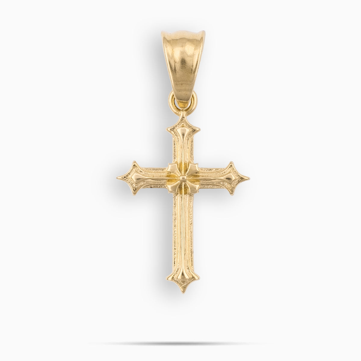 Vintage Cross Pendant Gold - 6 ICE