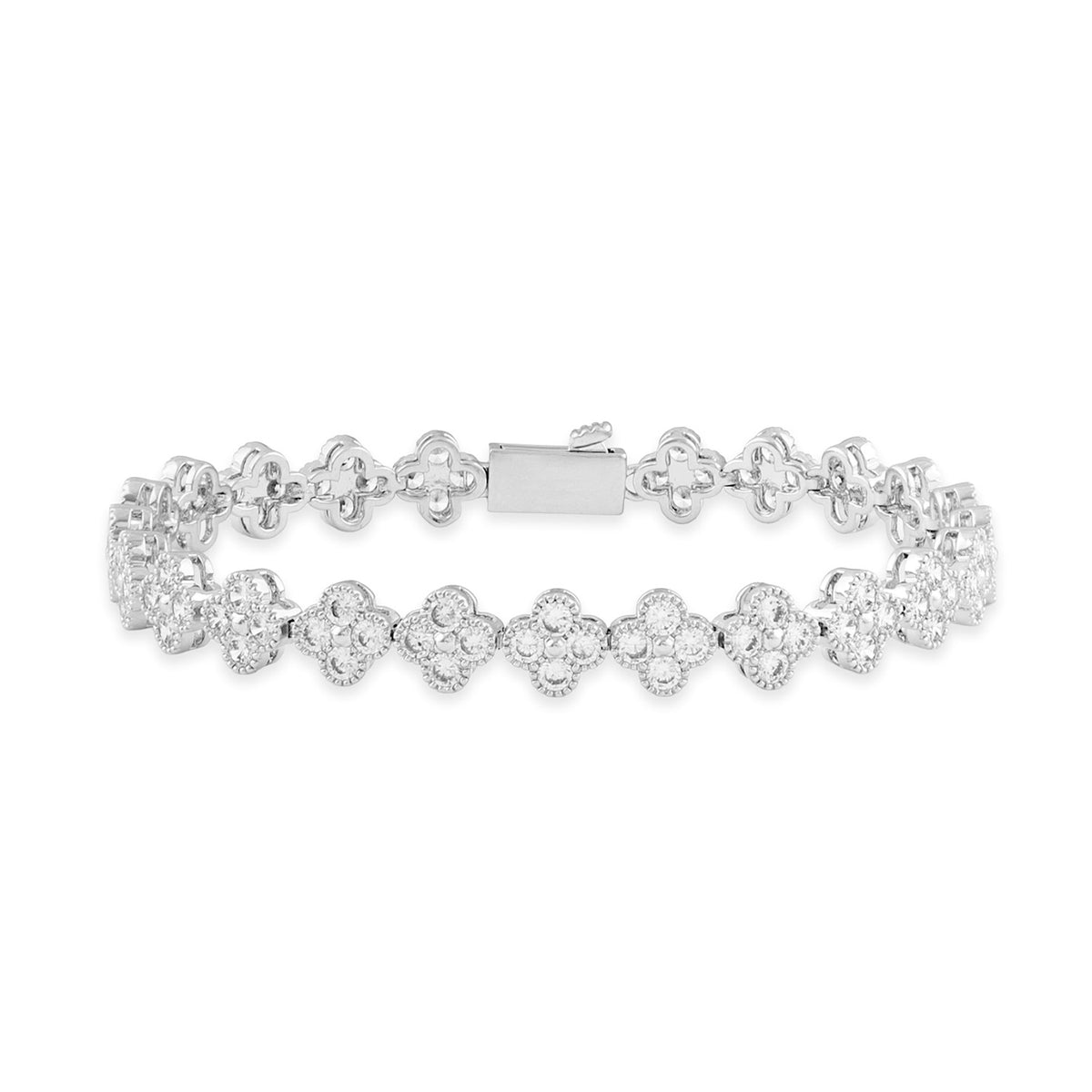 Flower Tennis Bracelet | 6ICE, LLC - 6 ICE