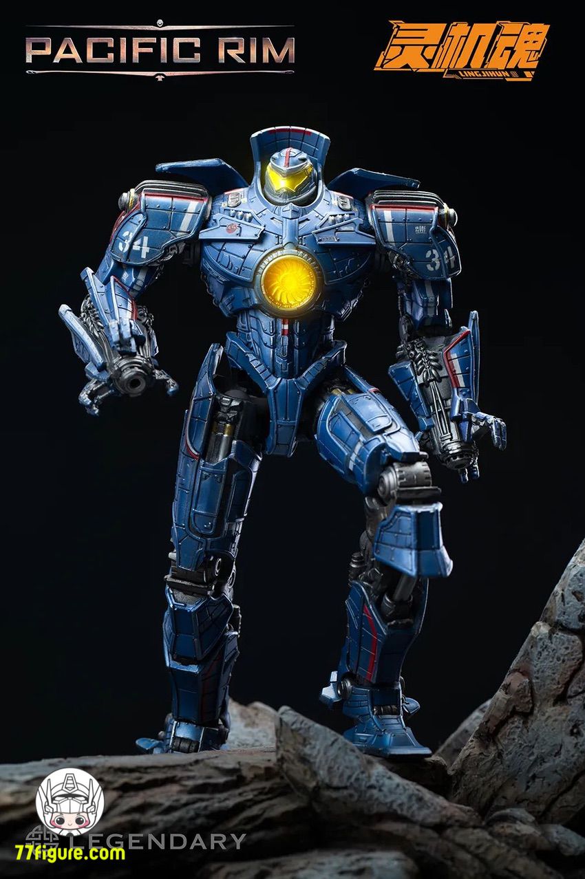 LingJiHun パシフィック・リム ジプシー・デンジャー 塗装済み可動