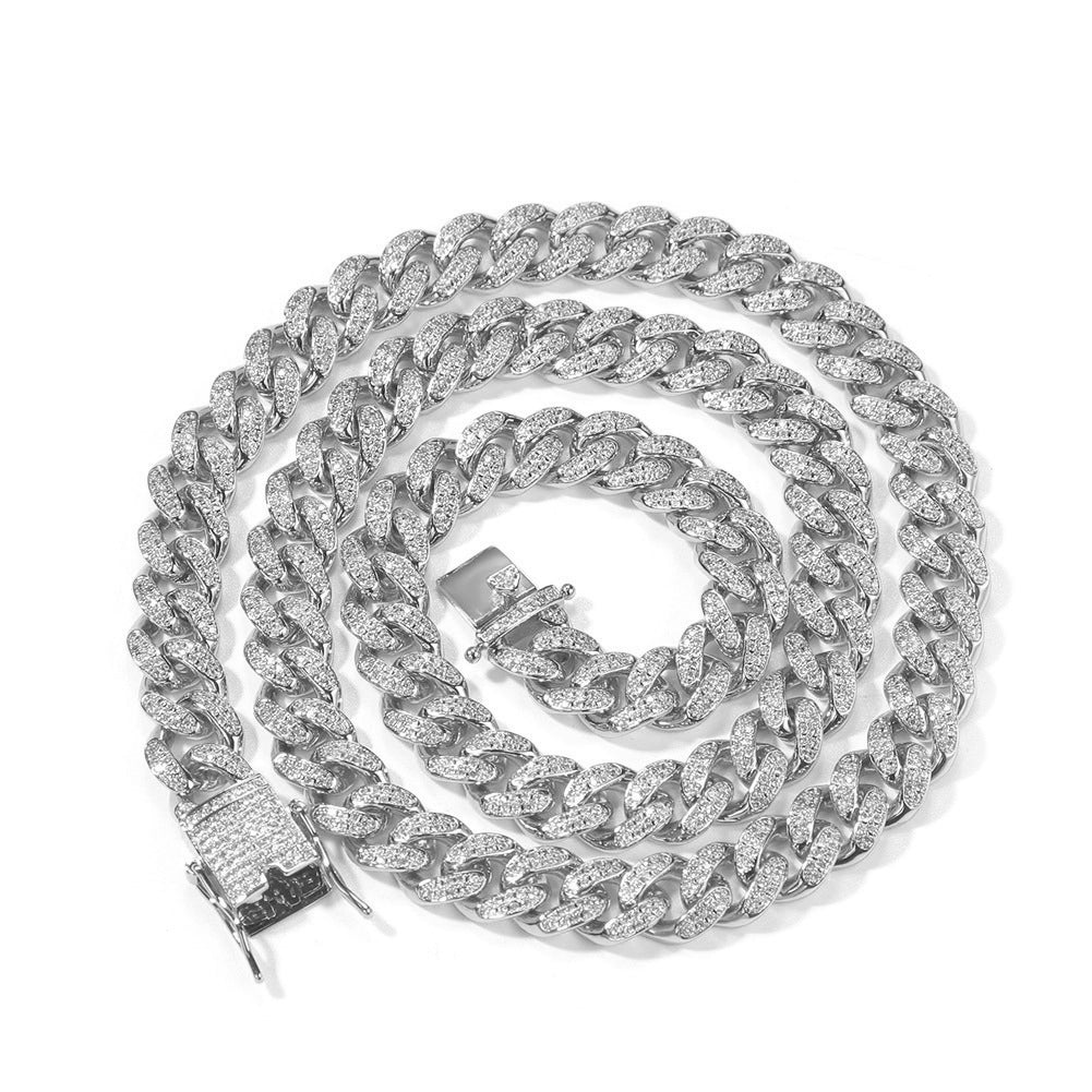 Iced Out 10mm Miami Cuban Link Chain – 7Jewelry